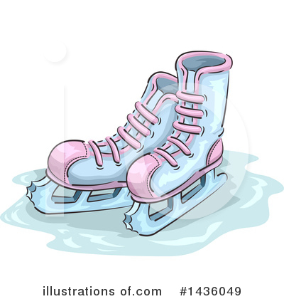 Royalty-Free (RF) Ice Skating Clipart Illustration by BNP Design Studio - Stock Sample #1436049