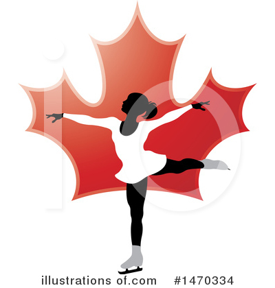 Royalty-Free (RF) Ice Skating Clipart Illustration by Lal Perera - Stock Sample #1470334