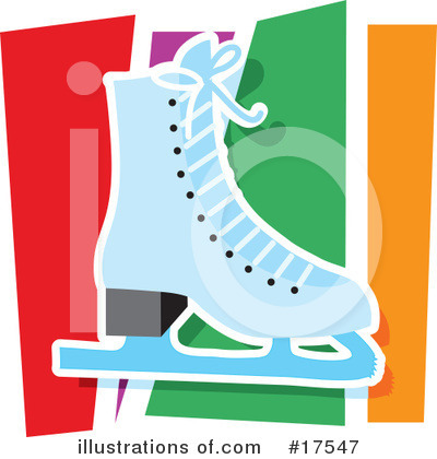 Royalty-Free (RF) Ice Skating Clipart Illustration by Maria Bell - Stock Sample #17547