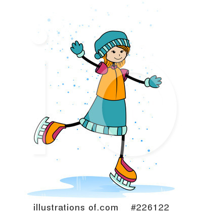 Ice Skating Clipart #226122 by BNP Design Studio