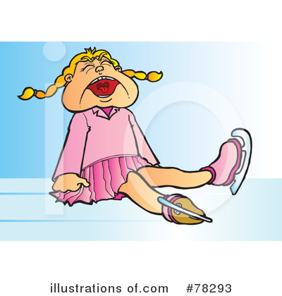 Royalty-Free (RF) Ice Skating Clipart Illustration by Snowy - Stock Sample #78293