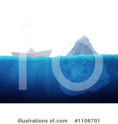 Royalty-Free (RF) Iceberg Clipart Illustration by Mopic - Stock Sample #1106701