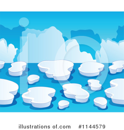 Royalty-Free (RF) Iceberg Clipart Illustration by visekart - Stock Sample #1144579