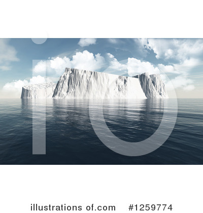 Royalty-Free (RF) Iceberg Clipart Illustration by KJ Pargeter - Stock Sample #1259774