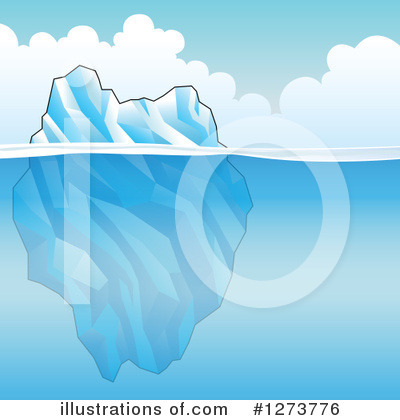 Royalty-Free (RF) Iceberg Clipart Illustration by cidepix - Stock Sample #1273776