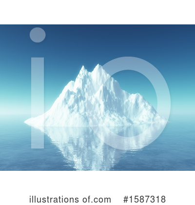 Royalty-Free (RF) Iceberg Clipart Illustration by KJ Pargeter - Stock Sample #1587318