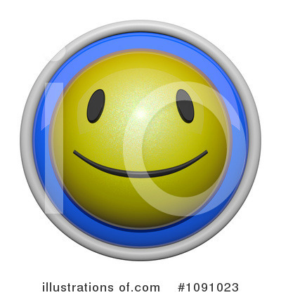 Smiley Face Clipart #1091023 by Leo Blanchette