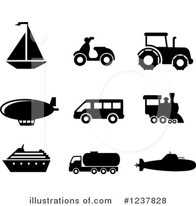 Trains Clipart #1237828 by Vector Tradition SM