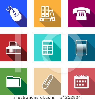 Office Icon Clipart #1252924 by Vector Tradition SM