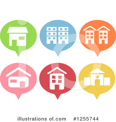 Townhouse Clipart #1255744 by BNP Design Studio