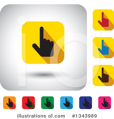 Hand Cursor Clipart #1343989 by ColorMagic