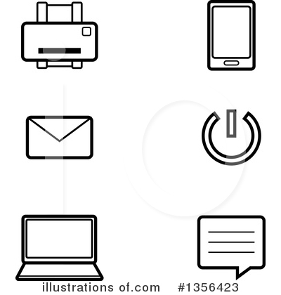 Cell Phone Clipart #1356423 by Cory Thoman