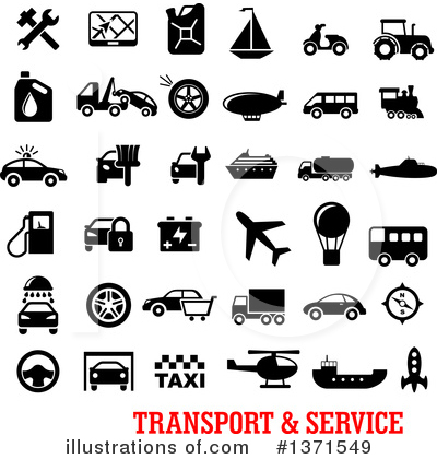 Taxi Clipart #1371549 by Vector Tradition SM