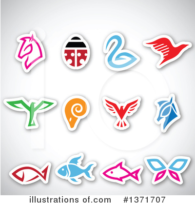 Animal Logos Clipart #1371707 by cidepix