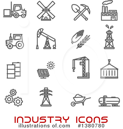 Refinery Clipart #1380780 by Vector Tradition SM