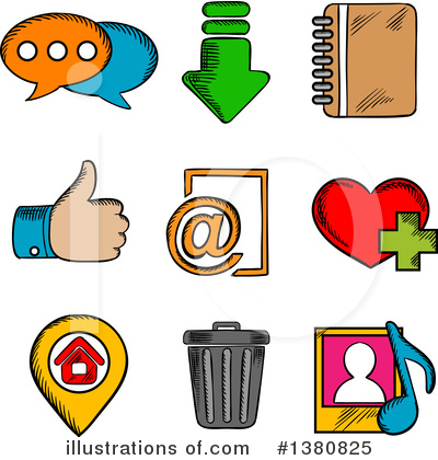 Search Clipart #1380825 by Vector Tradition SM