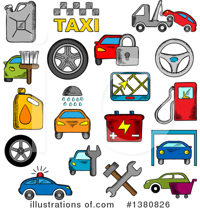 Gas Clipart #1380826 by Vector Tradition SM