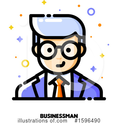 Business Man Clipart #1596490 by elena
