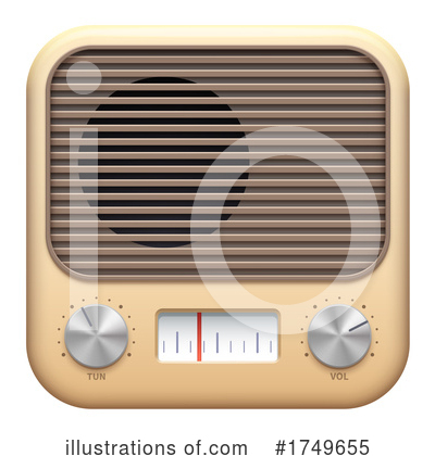 Radio Clipart #1749655 by Vector Tradition SM
