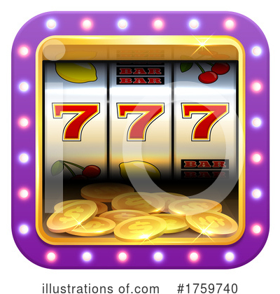 Slot Machine Clipart #1759740 by Vector Tradition SM
