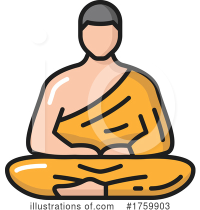 Buddhism Clipart #1759903 by Vector Tradition SM