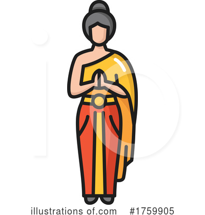 Buddhism Clipart #1759905 by Vector Tradition SM
