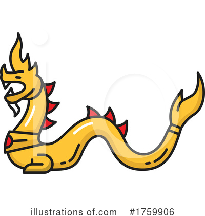 Chinese Dragon Clipart #1759906 by Vector Tradition SM