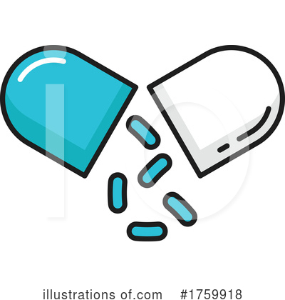 Pills Clipart #1759918 by Vector Tradition SM