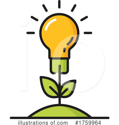 Lightbulb Clipart #1759964 by Vector Tradition SM