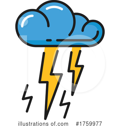 Lightning Clipart #1759977 by Vector Tradition SM