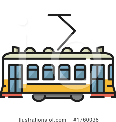 Trams Clipart #1760038 by Vector Tradition SM