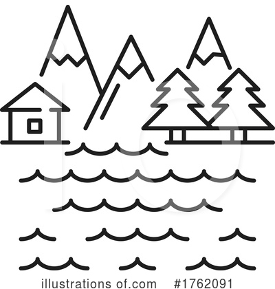Cabin Clipart #1762091 by Vector Tradition SM