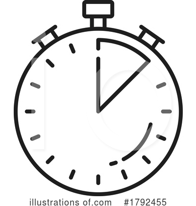Stop Watch Clipart #1792455 by Vector Tradition SM