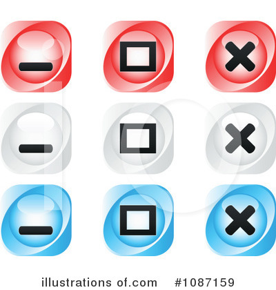 Royalty-Free (RF) Icons Clipart Illustration by Andrei Marincas - Stock Sample #1087159