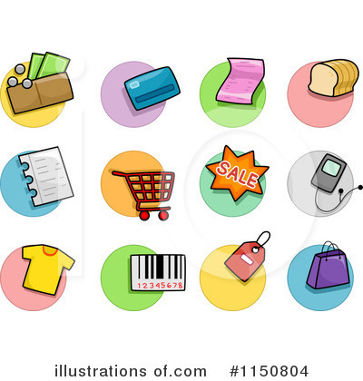 Royalty-Free (RF) Icons Clipart Illustration by BNP Design Studio - Stock Sample #1150804