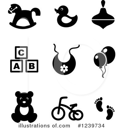 Royalty-Free (RF) Icons Clipart Illustration by Vector Tradition SM - Stock Sample #1239734