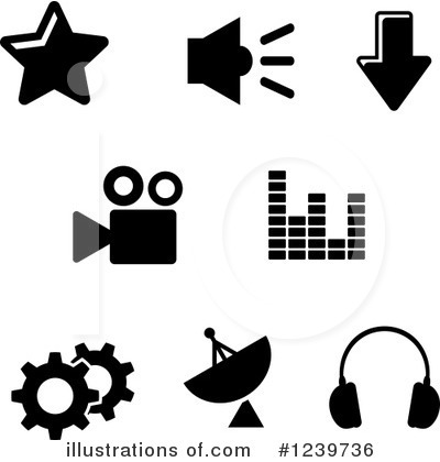 Royalty-Free (RF) Icons Clipart Illustration by Vector Tradition SM - Stock Sample #1239736