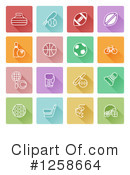 Icons Clipart #1258664 by AtStockIllustration