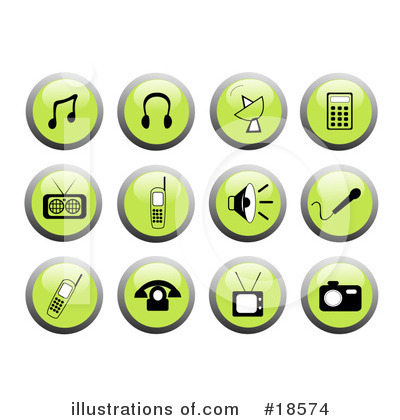 Royalty-Free (RF) Icons Clipart Illustration by Rasmussen Images - Stock Sample #18574