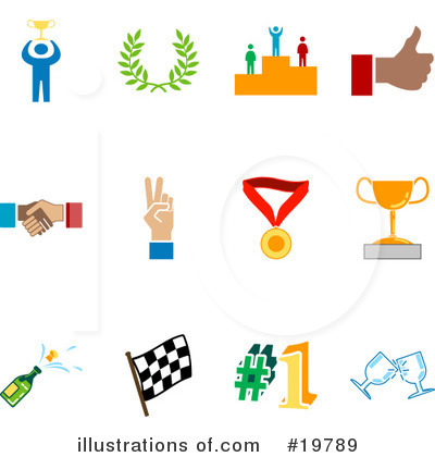 Trophy Clipart #19789 by AtStockIllustration