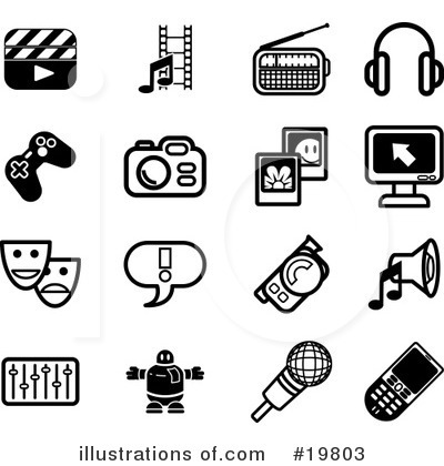 Microphone Clipart #19803 by AtStockIllustration