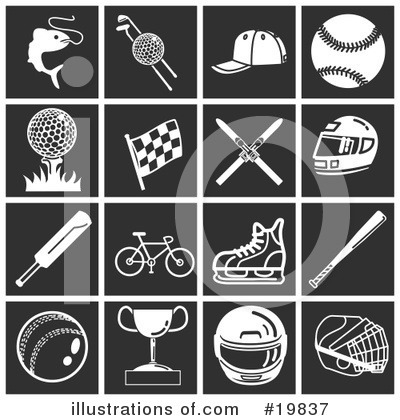 Baseball Clipart #19837 by AtStockIllustration