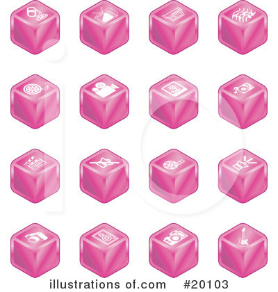 Royalty-Free (RF) Icons Clipart Illustration by AtStockIllustration - Stock Sample #20103