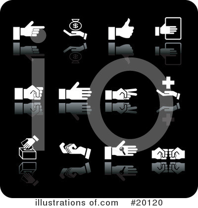 Royalty-Free (RF) Icons Clipart Illustration by AtStockIllustration - Stock Sample #20120