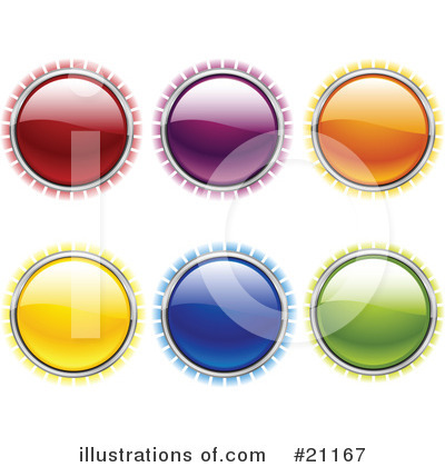 Royalty-Free (RF) Icons Clipart Illustration by elaineitalia - Stock Sample #21167