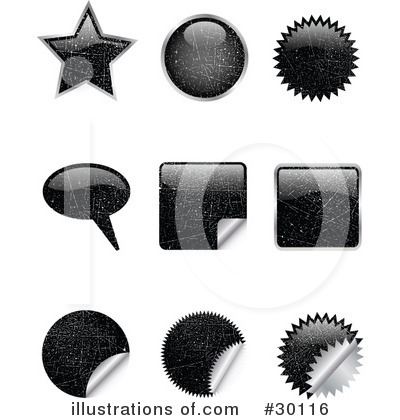 Royalty-Free (RF) Icons Clipart Illustration by KJ Pargeter - Stock Sample #30116
