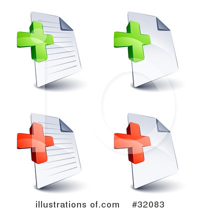Royalty-Free (RF) Icons Clipart Illustration by beboy - Stock Sample #32083