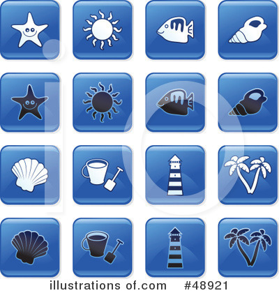 Royalty-Free (RF) Icons Clipart Illustration by Prawny - Stock Sample #48921