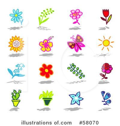 Flowers Clipart #58070 by NL shop