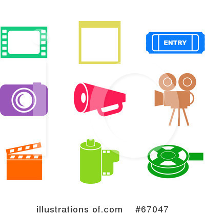 Royalty-Free (RF) Icons Clipart Illustration by Prawny - Stock Sample #67047